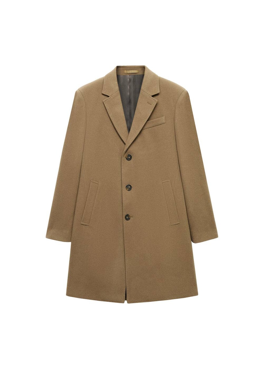 

Пальто межсезонное MANGO MAN Arizona, светло-коричневый