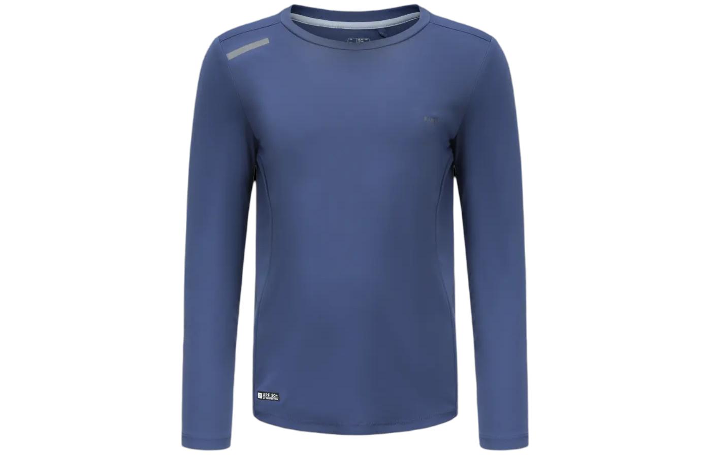 Футболка серая голубая детская DECATHLON — фото 2