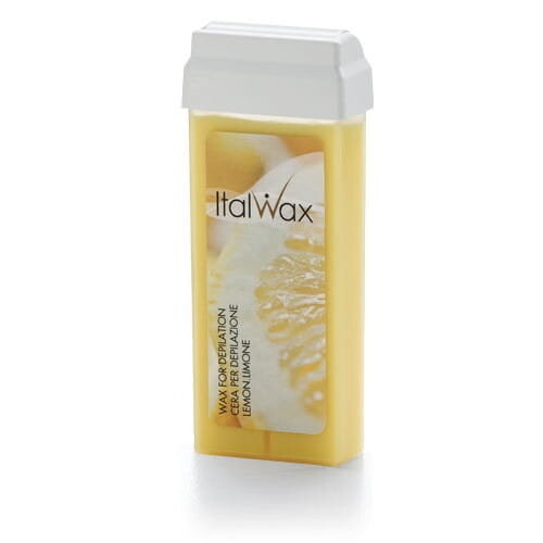 Ароматный воск с диоксидом титана для депиляции в рулоне 100 мл ItalWax Lemon - — фото 2