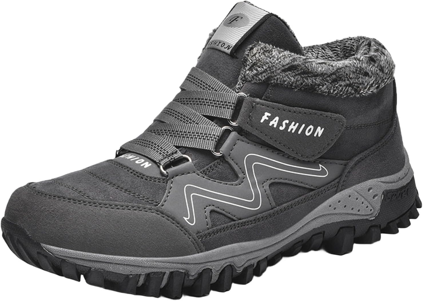 

Зимние термоботинки для женщин, женские снегоступы, противоскользящие, с теплой меховой подкладкой, ботильоны на щиколотку, для прогулок, походов, работы, удобные ботинки, кроссовки, повседневные Generic, A2