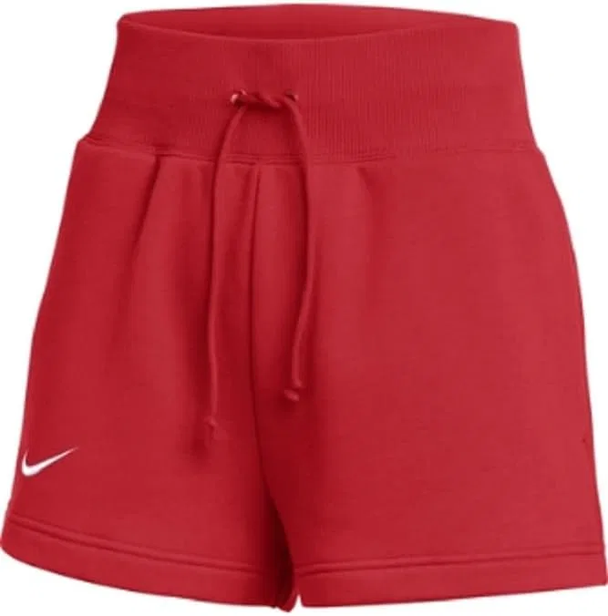 Шорты женские флисовые Nike, красный