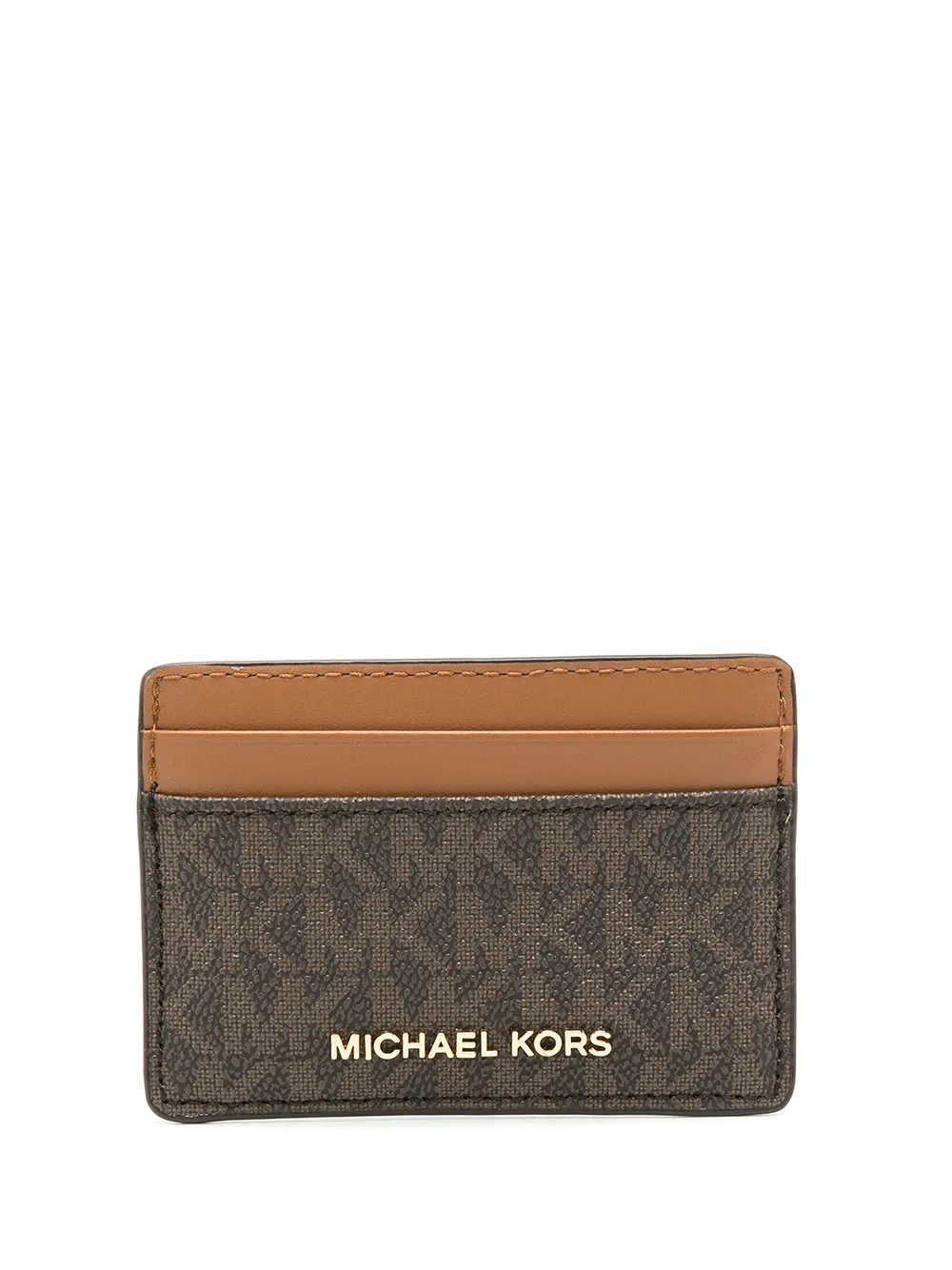 

Картхолдер Jet Set с монограммой Michael Michael Kors, коричневый