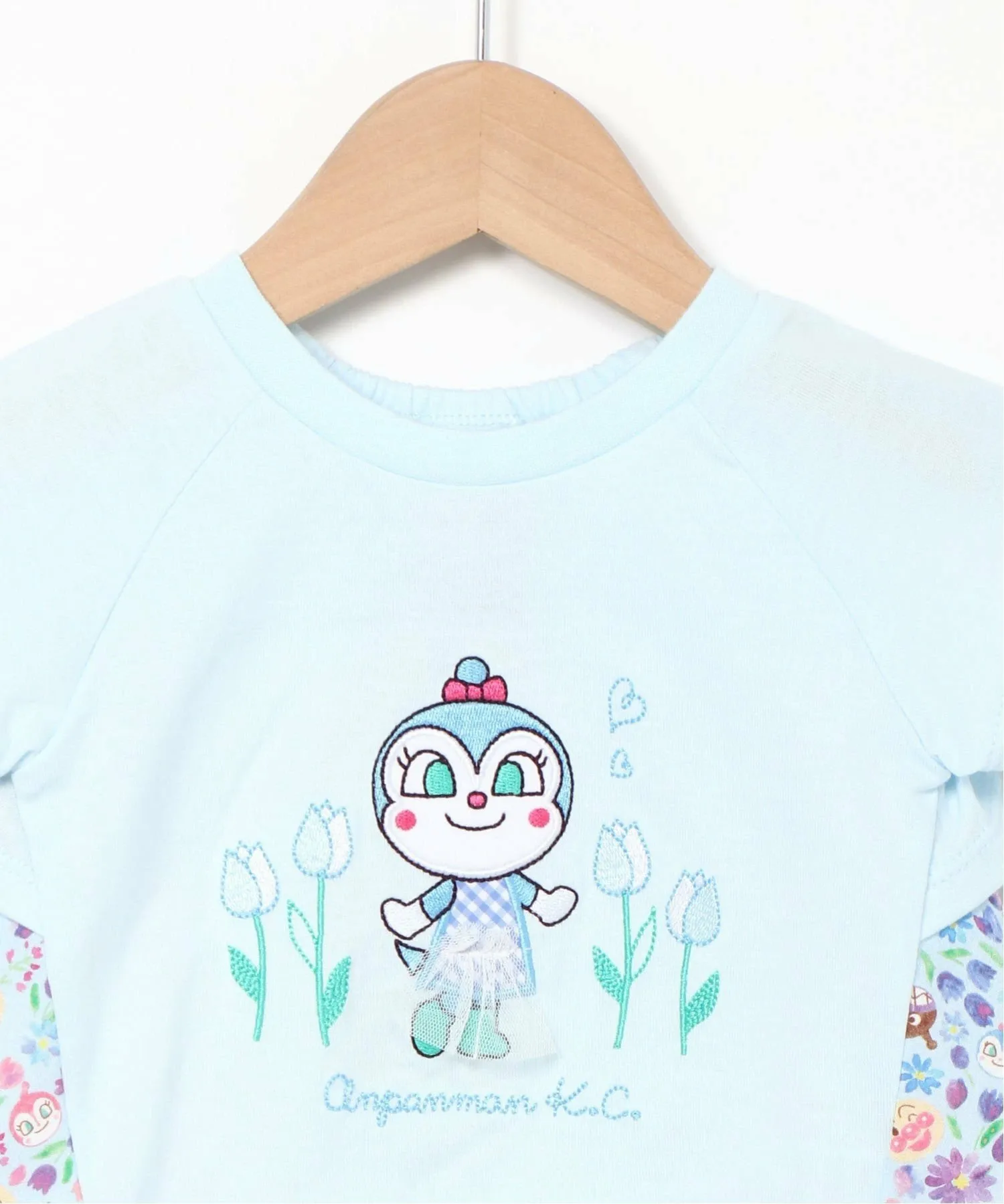 Детская коллекция ANPANMAN / (K) Туника с цветочным принтом Anpanman Kids Collection, Saxophone Blue — фото 4