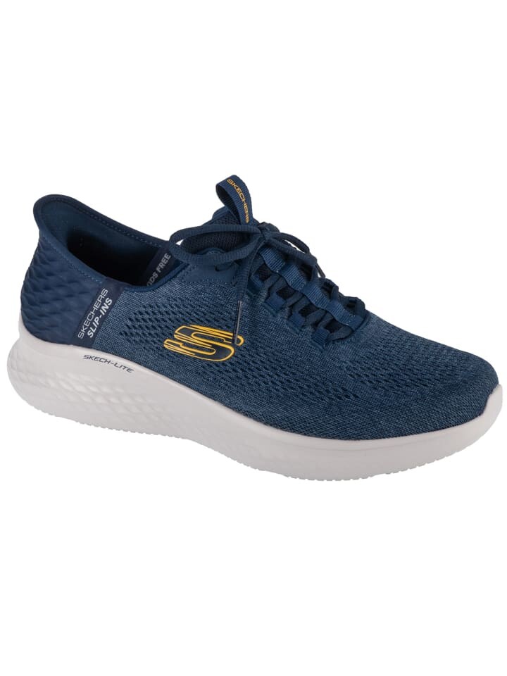 

Кроссовки на шнуровке Skechers, темно-синий