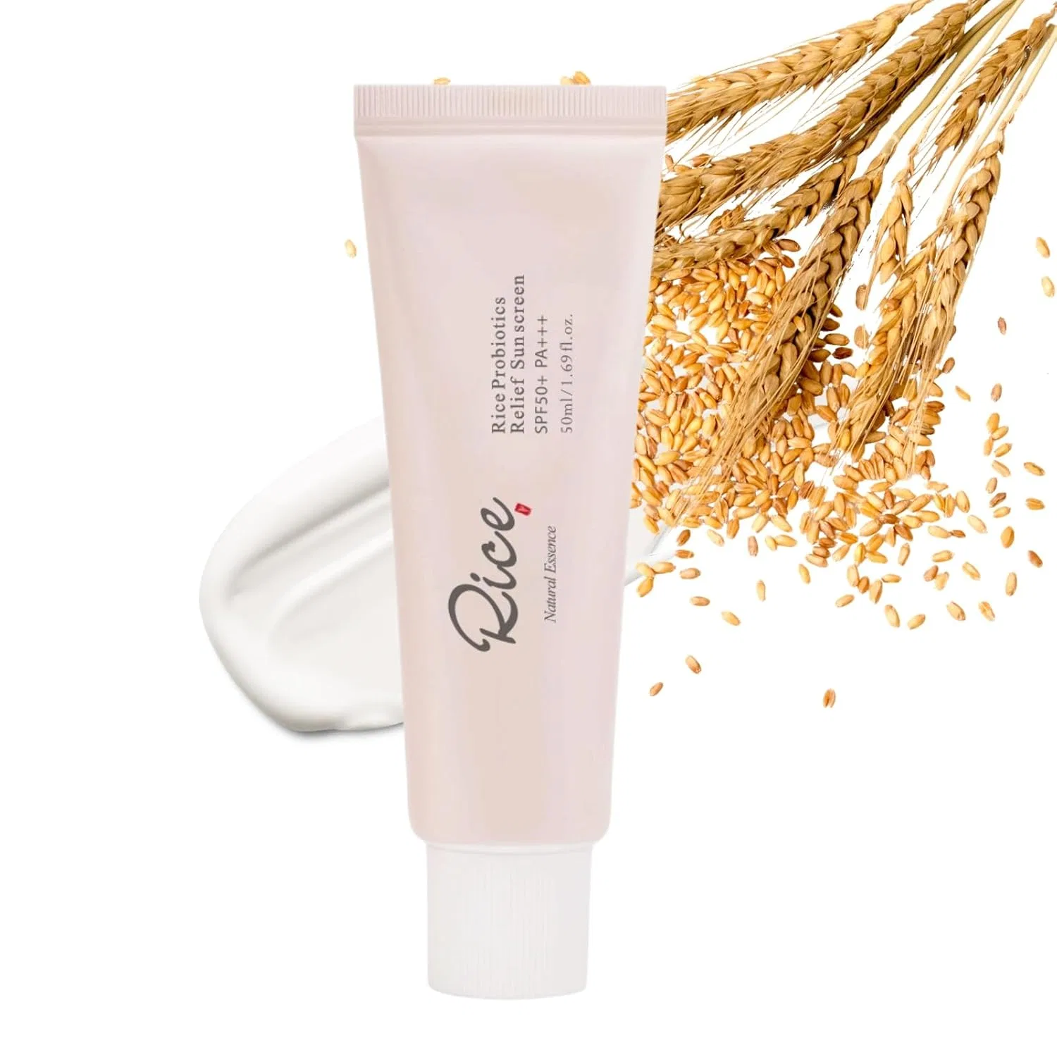 Солнцезащитный крем для лица Rice Probiotics Relief Sunscreen SPF 50+ Albsknblue