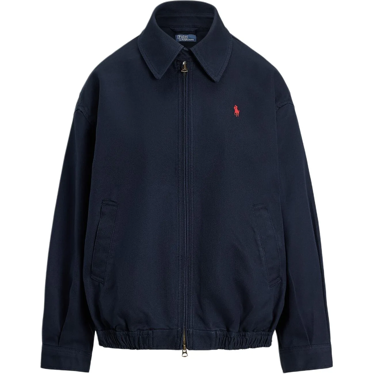 Куртка с логотипом и двусторонней молнией Polo Ralph Lauren, темно-синий