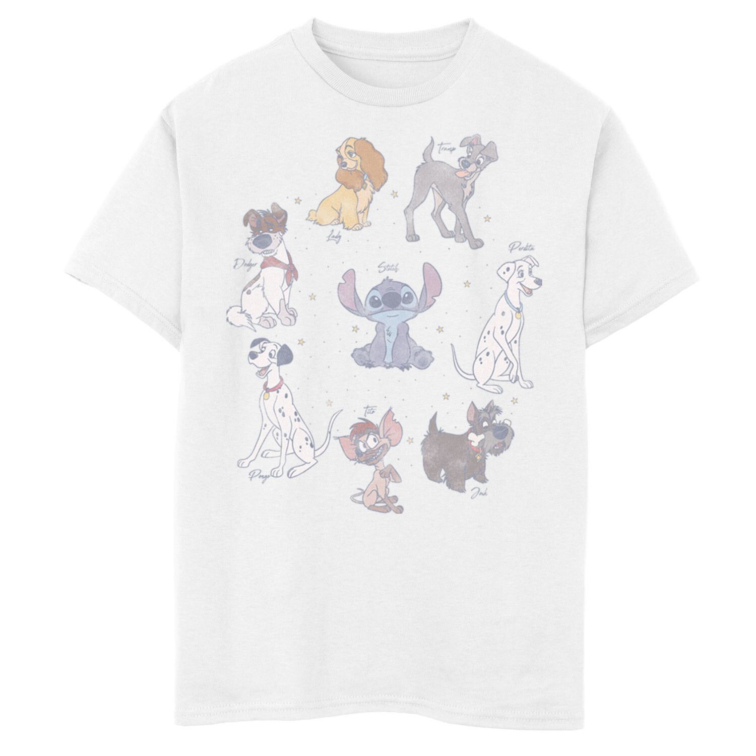 

Классическая футболка с рисунком собак Disney для мальчиков 8–20 лет Disney