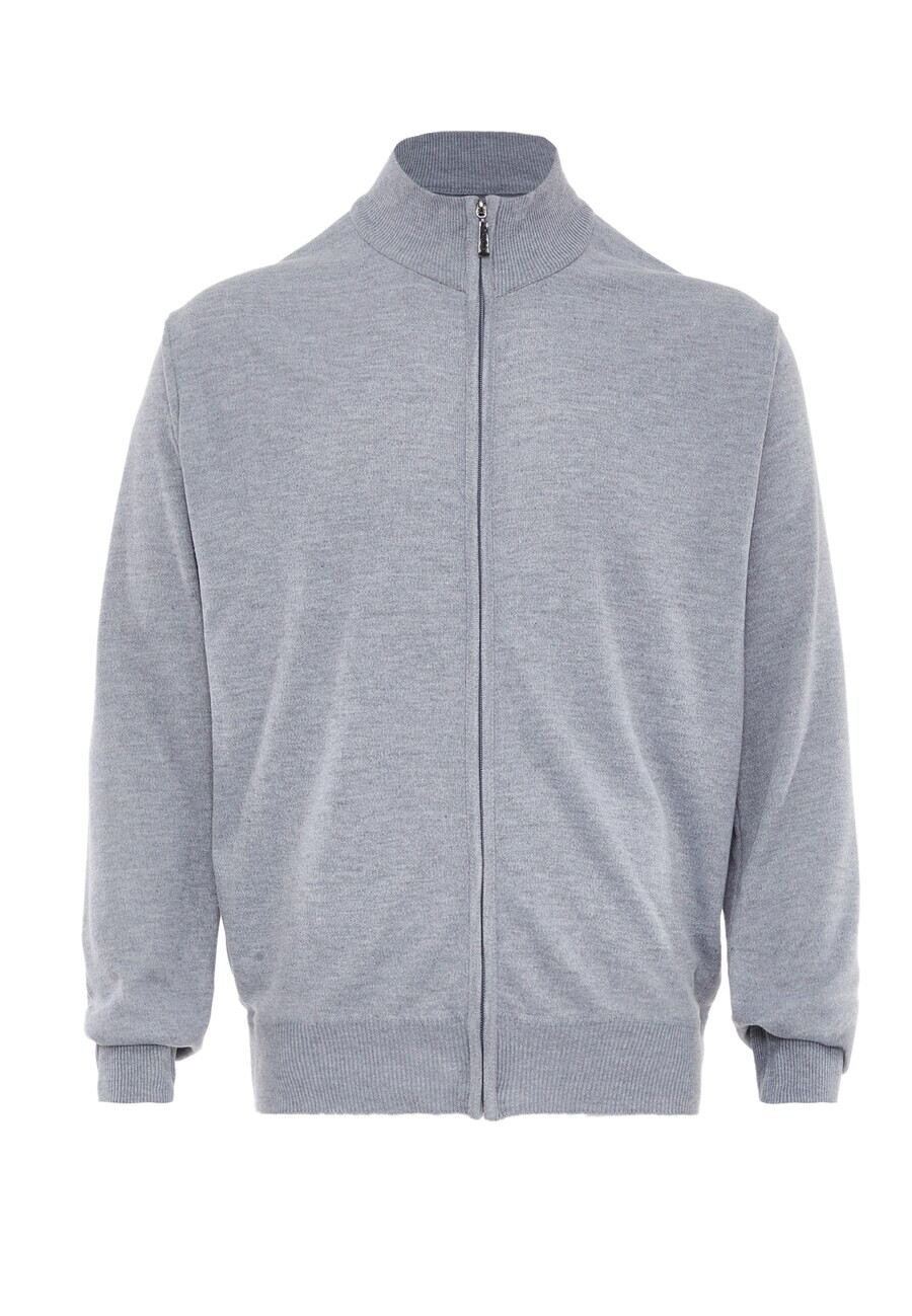 

Вязаный кардиган rovic Knit Cardigan, светло-серый