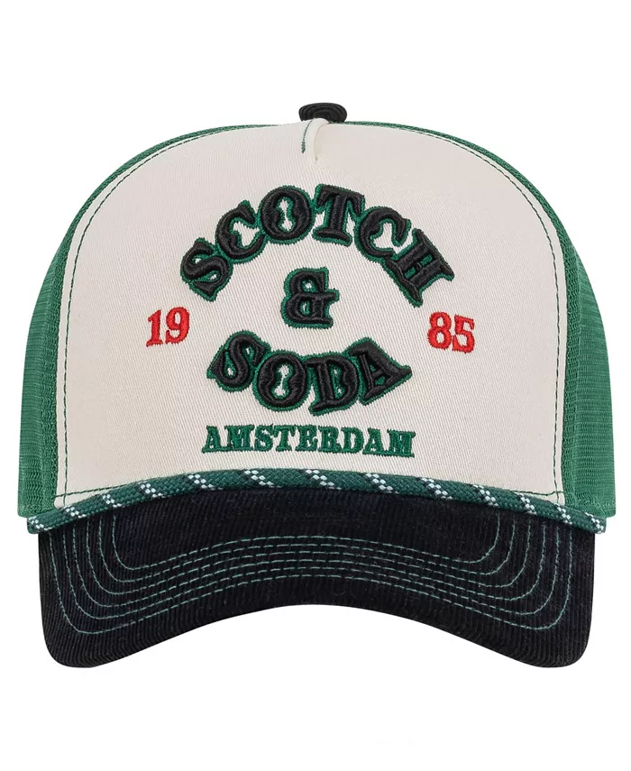 

Мужская дышащая регулируемая кепка Trucker SCOTCH & SODA, черный