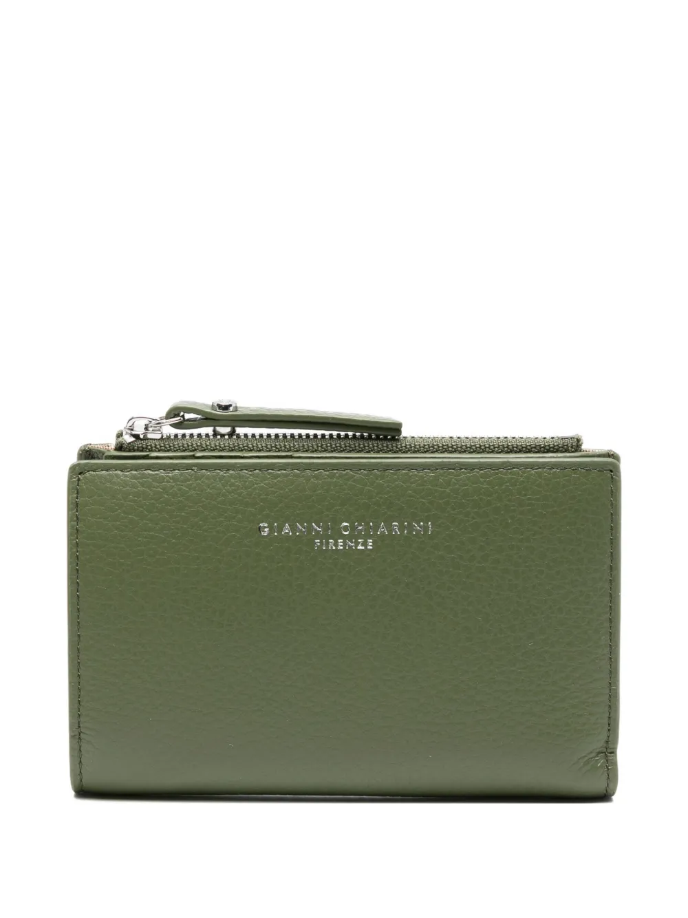 

Кошелек из зернистой кожи GIANNI CHIARINI, зеленый
