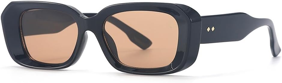 

Солнцезащитные очки в стиле «кошачий глаз» в панк-стиле для женщин и мужчин, с защитой от УФ-излучения UV400, для занятий спортом на открытом воздухе, бега и езды на велосипеде UYPTK, Shiny Black Orange