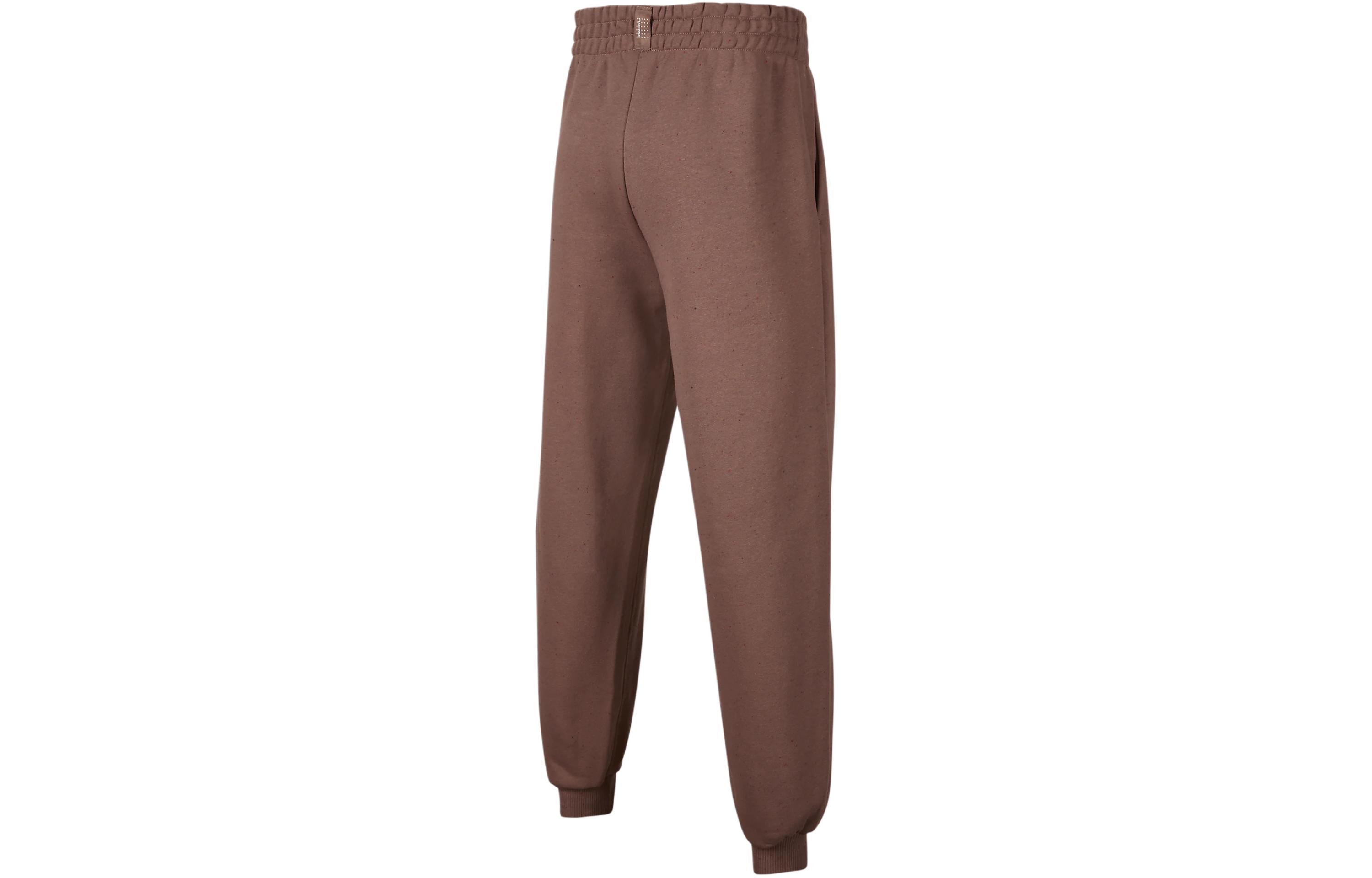 Флисовые спортивные брюки Icon Fleece EasyOn вязаные дымчато-пурпурно-красные детские Nike — фото 3