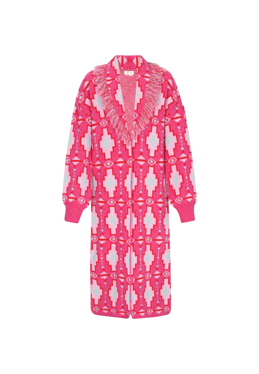 

Вязаное пальто IZIA, розовый/светло-розовый