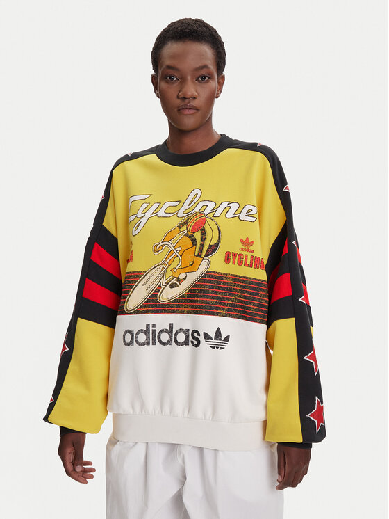 

Свитшот oversize Archive Cycling JW0147 Adidas, жёлтый