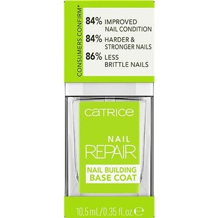 Nail Repair Базовое покрытие для наращивания ногтей, прозрачное и питательное с маслами, 10,5 мл, Catrice — фото 2
