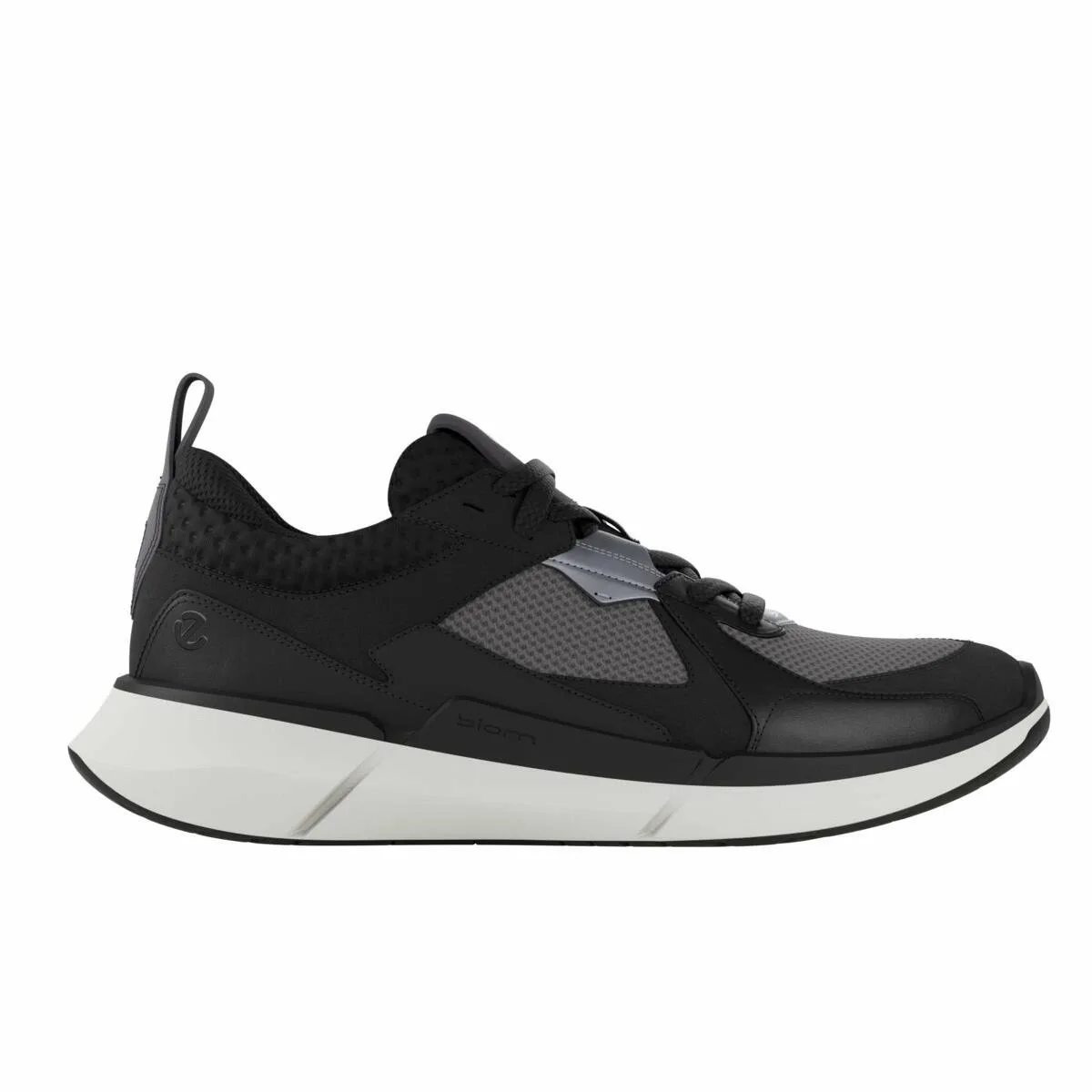 Мужские кожаные спортивные кроссовки ECCO Biom 2.2, BLACK/BLACK/STEEL — фото 2