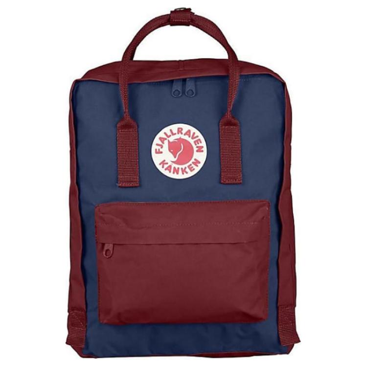 

Fjallraven Рюкзак туристический из поливинилового спиртового волокна синий и красный унисекс, Royal Blue & Oxblood Red