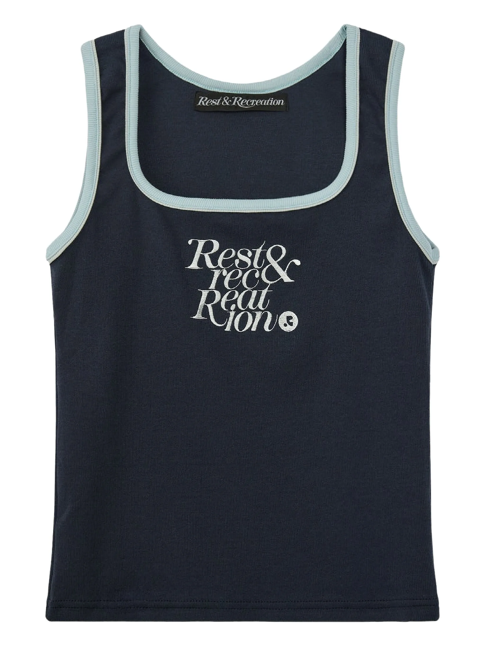 

Топ с квадратным вырезом Rest&Recreation, синий