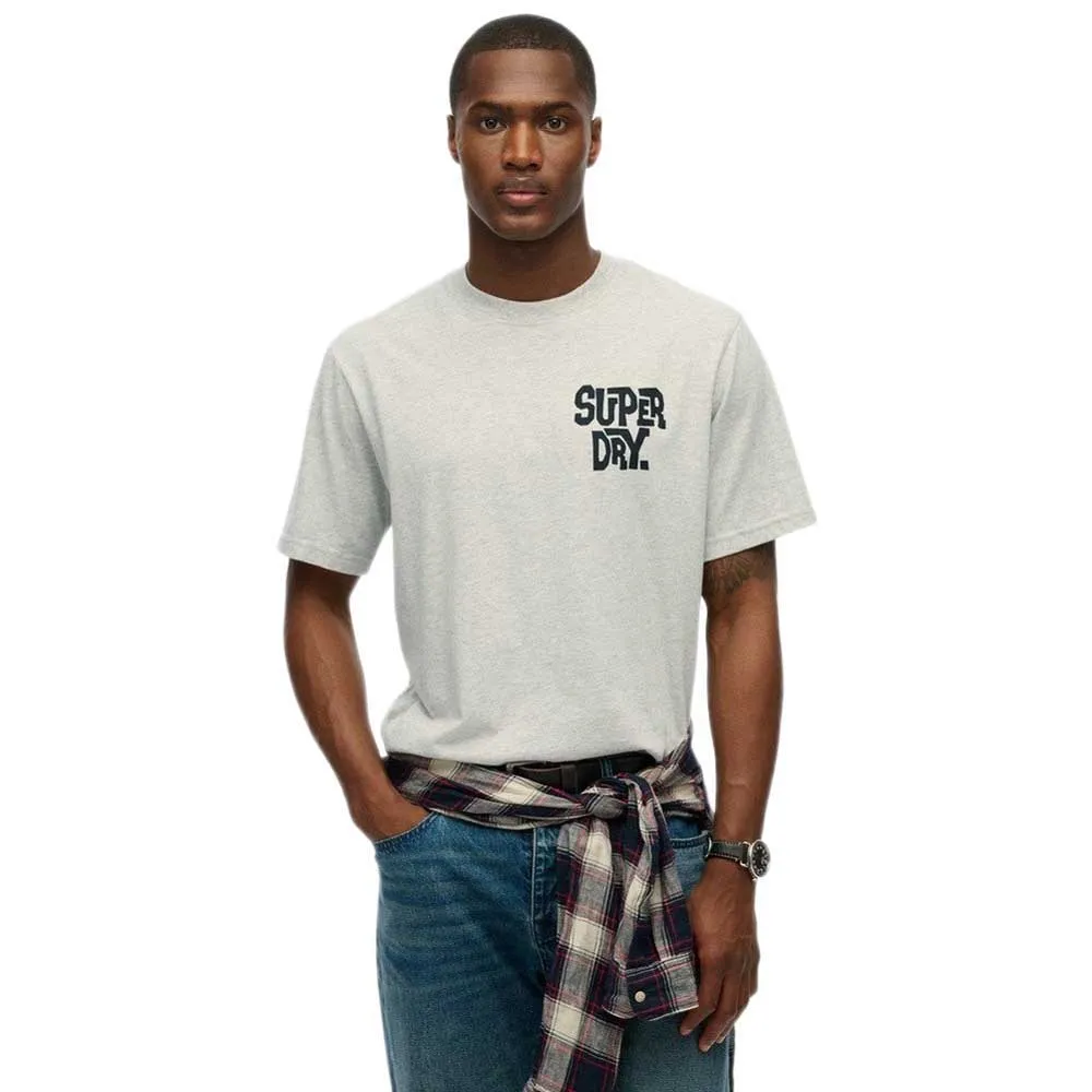 

Футболка с коротким рукавом Superdry Outdoor Narrative Loose Fit, серый