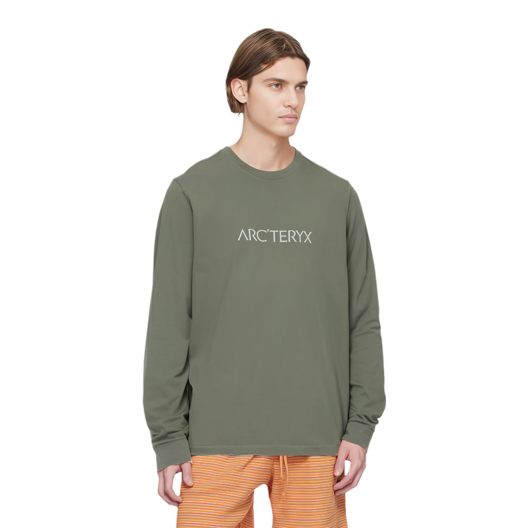 Футболка мужская Arcteryx, dusty зеленый серый/forage — фото 4