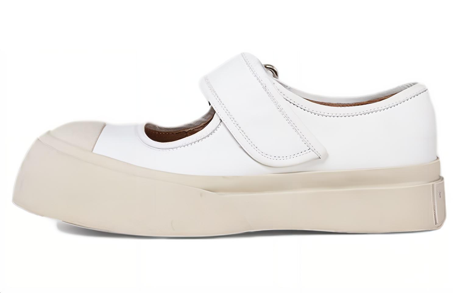 Женские кроссовки Мэри Джейн 'Lilywhite' MARNI
