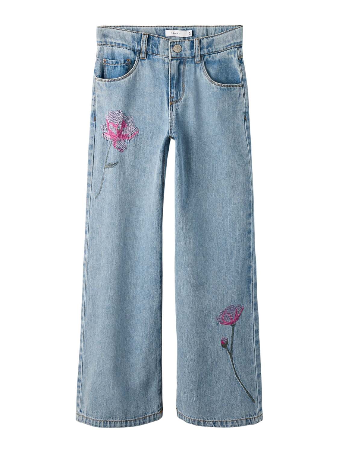 

NAME IT Широкие джинсы 'NKFROSE' в синем дениме