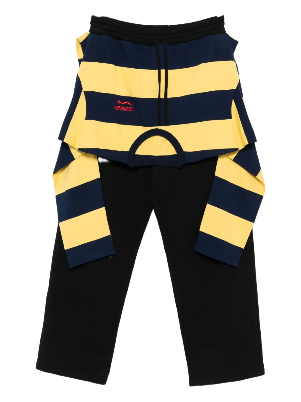

Спортивные штаны с полосатой отделкой Charles Jeffrey Loverboy, черный