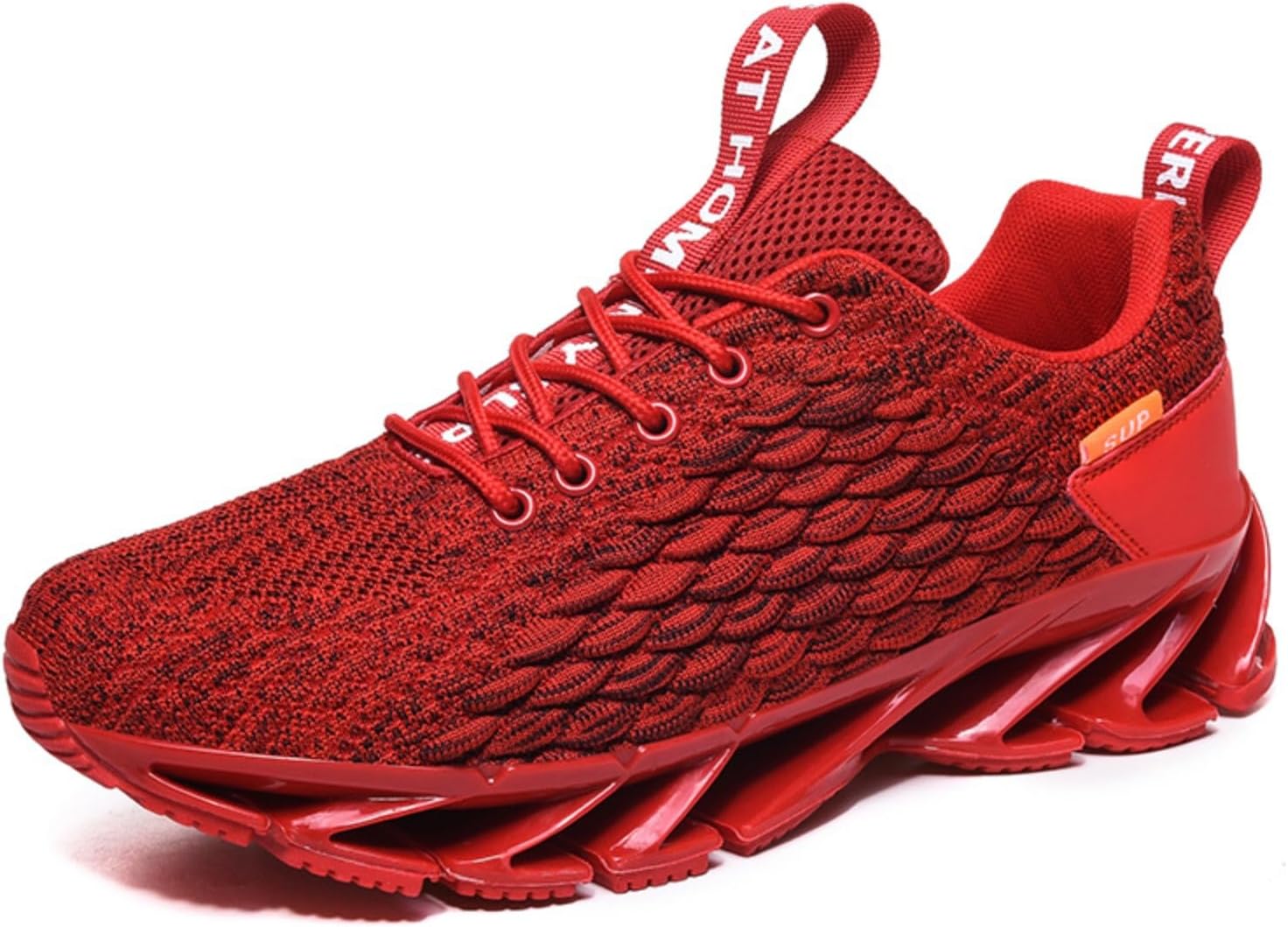 

Мужские дышащие кроссовки для хайкинга, легкие кроссовки с противоскользящей подошвой и поддержкой свода стопы, размеры 39-46, для путешествий и трейлового бега Azttoztto, красный