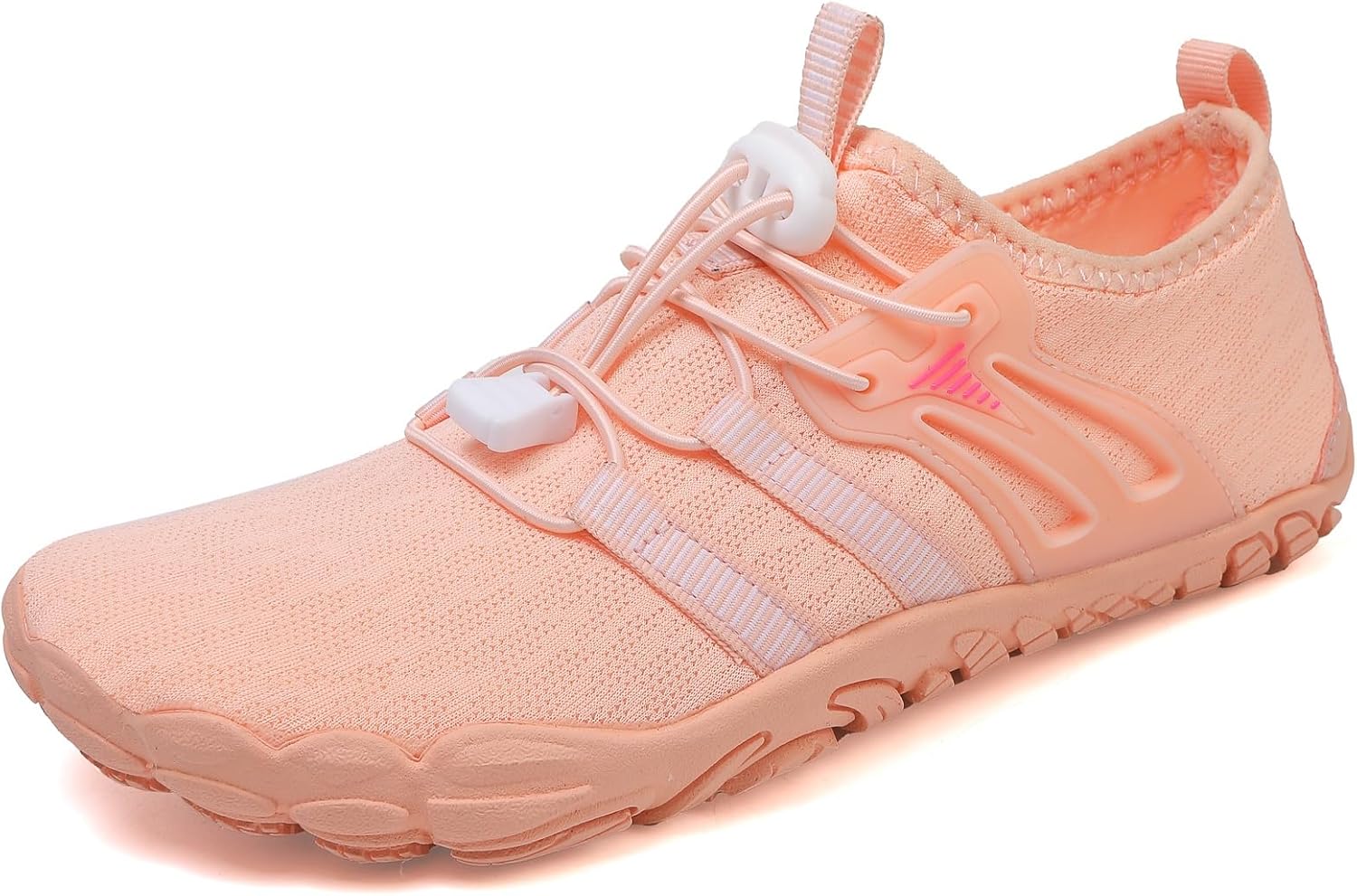 

Кроссовки для женщин и мужчин, быстро сохнущие, противоскользящие пляжные туфли, аквашузи, обувь для плавания, серфинга, йоги, удобная обувь с широкой носочной частью, кроссовки без шнурков, для походов и прогулок на улице Wabkderpu, розовый