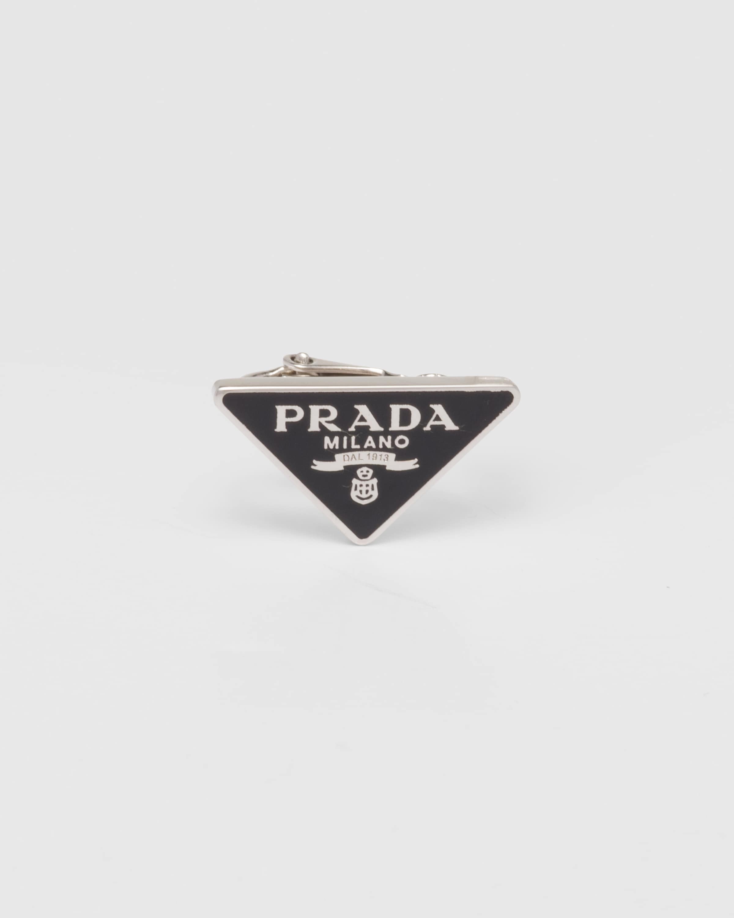 

Серьга-клипса Prada Symbole для правого уха, черный