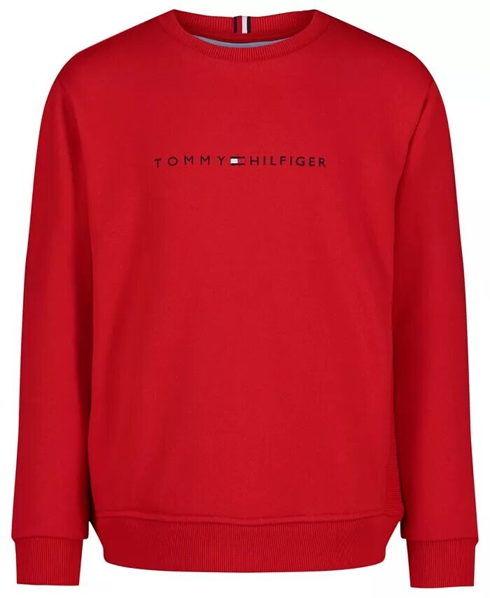 

Толстовка с длинными рукавами для больших мальчиков Tommy Hilfiger, красный
