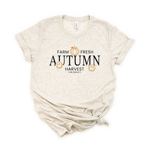 

Футболка с принтом SWSmiley farm fresh autumn harvest Simply Sage Market, Oatmeal, Серый, Футболка с принтом SWSmiley farm fresh autumn harvest Simply Sage Market, Oatmeal