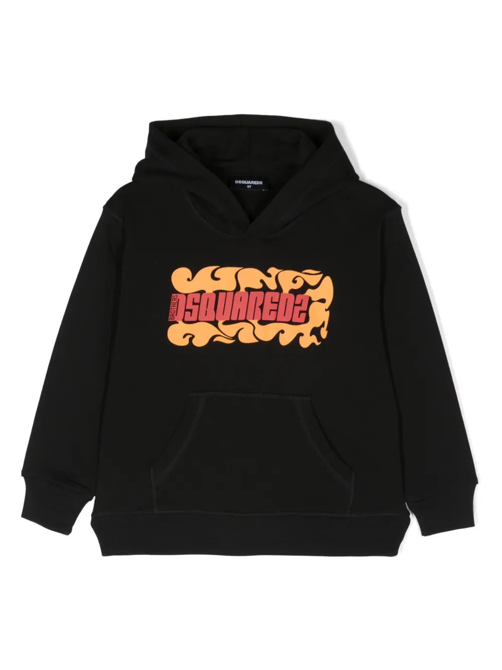 

Худи с логотипом DSQUARED2 KIDS, черный