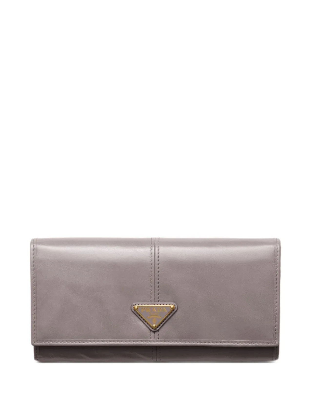

Prada большой кошелек с логотипом, серый