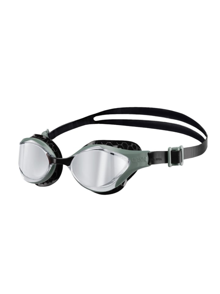 

Arena Плавательные очки Air Bold Mirror Swipe с зеркальными линзами, оливкового цвета