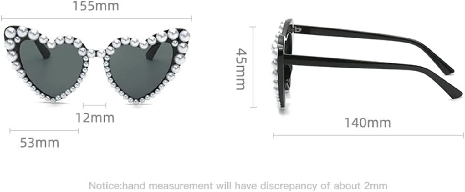 

Женские солнцезащитные очки Willochra без оправы в форме сердца, стильные, модные, блестящие, с бриллиантами и стразами, в стиле 2000-х, 2pcs-brown&white