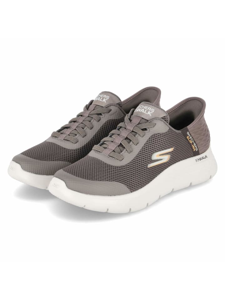 

Кроссовки на шнуровке Skechers, коричневый