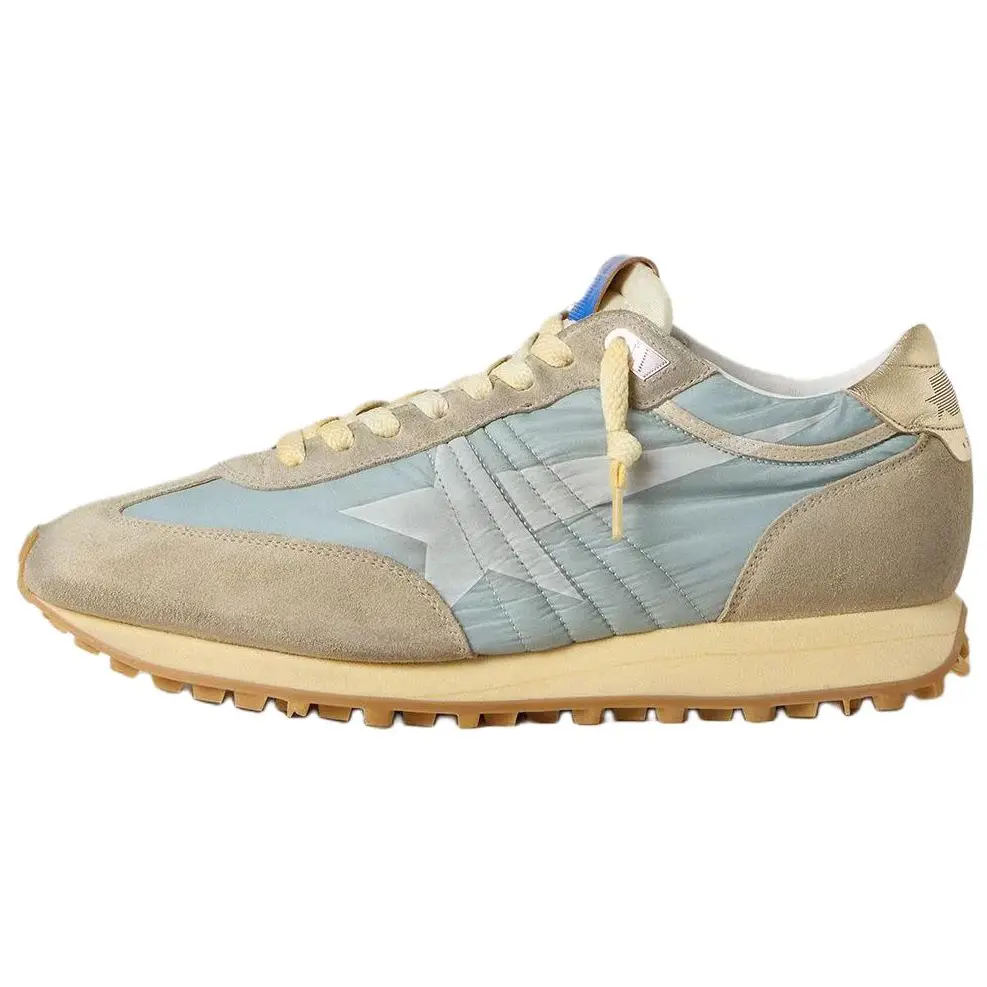Golden Goose Низкие повседневные туфли Marathon, женские, сине-серые