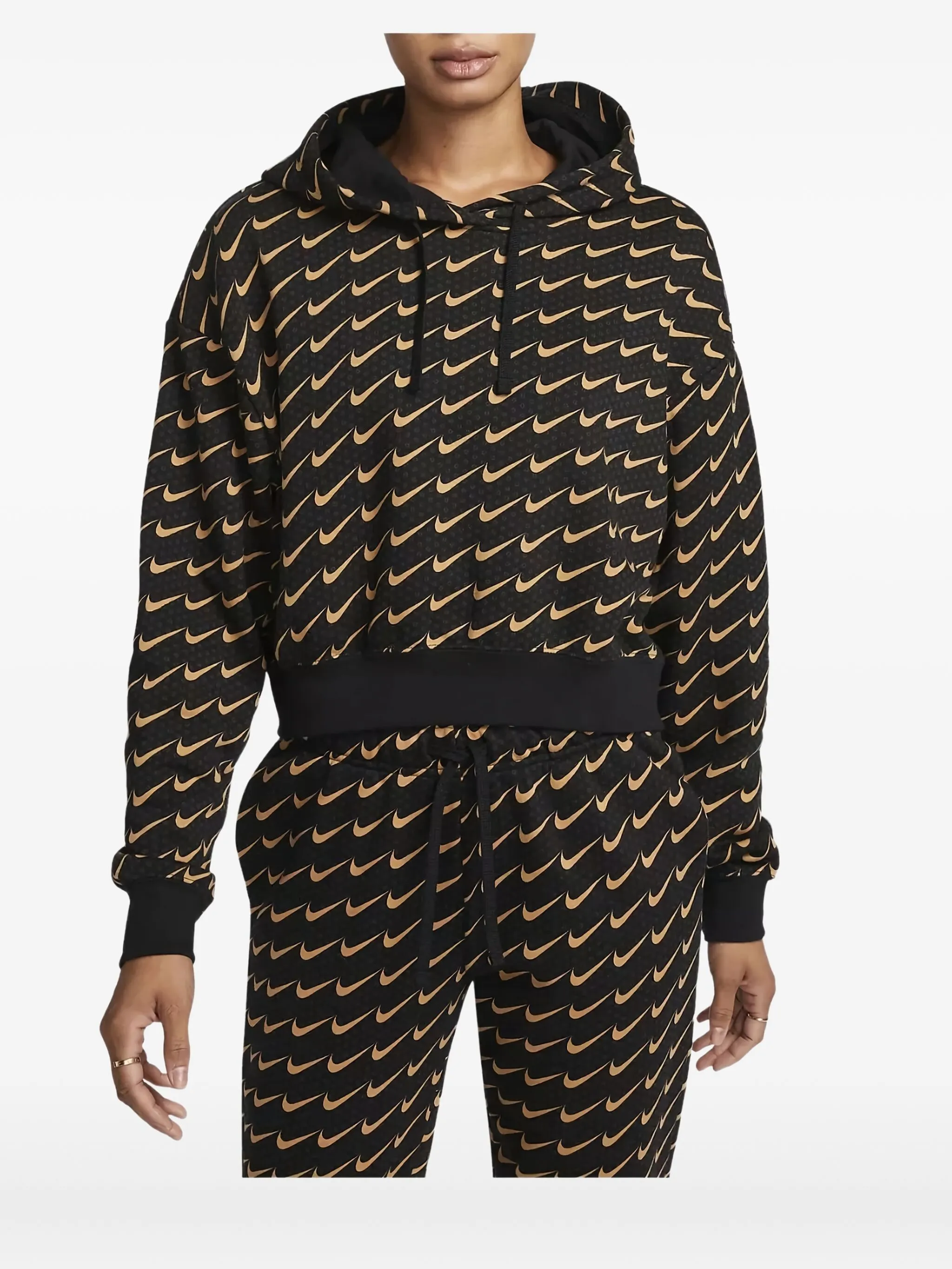 

Худи с монограммой Nike, черный