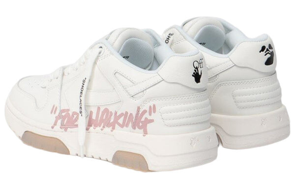 Кроссовки out of office low-top for walking sneaker 'white pink' Off-White, белый — фото 4