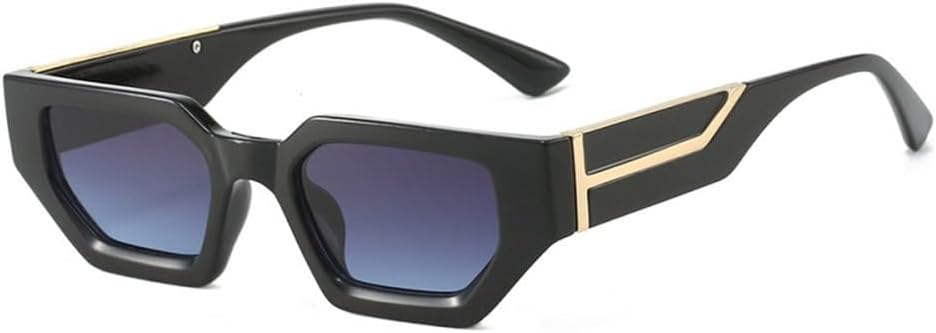 

Солнцезащитные очки для мужчин и женщин, поликарбонат, градиентные линзы, полимерная оправа с золотистым декором, винтажный стиль, защита от УФ-излучения UV400, m1113 Generic, M-1121