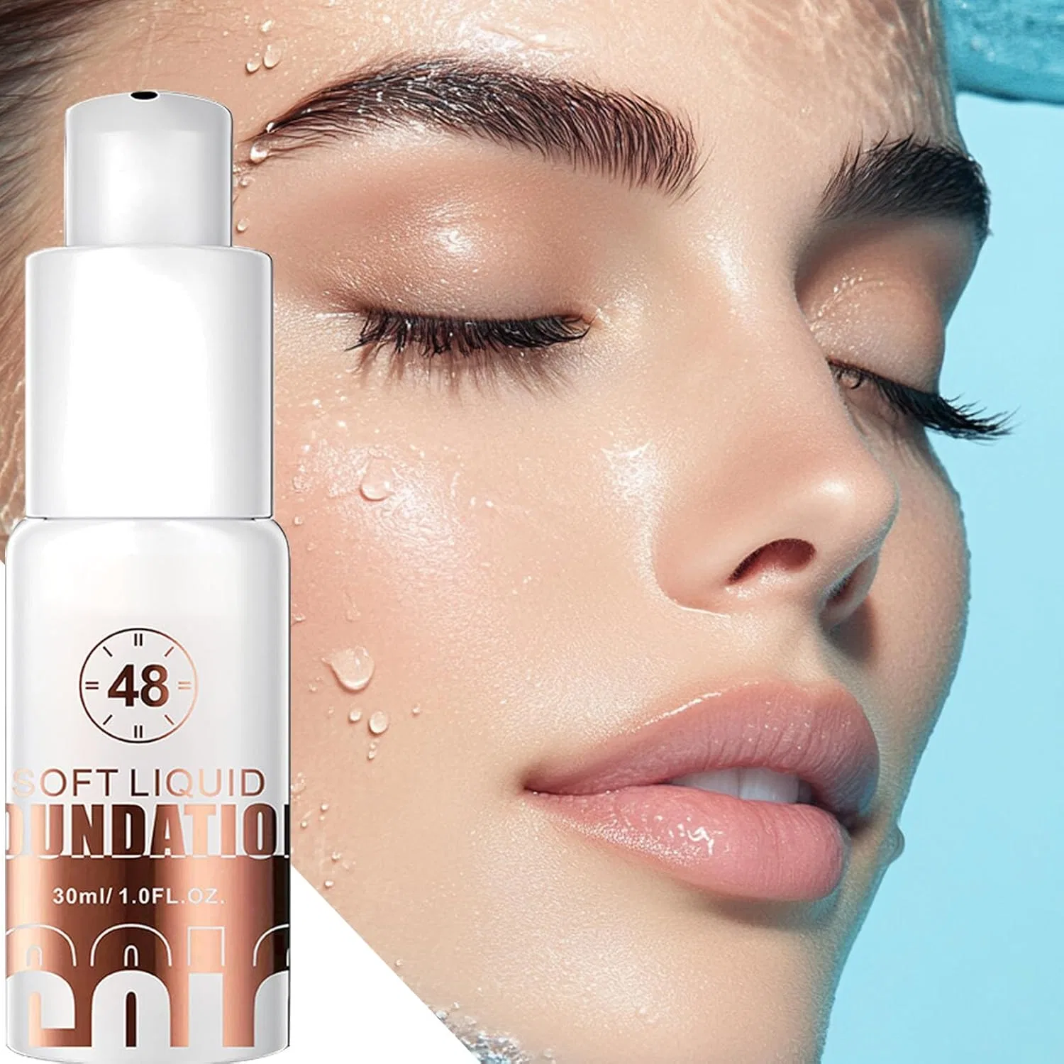 Тональная основа жидкая Color Foundation для взрослой кожи, 30 мл, бежевый — фото 3