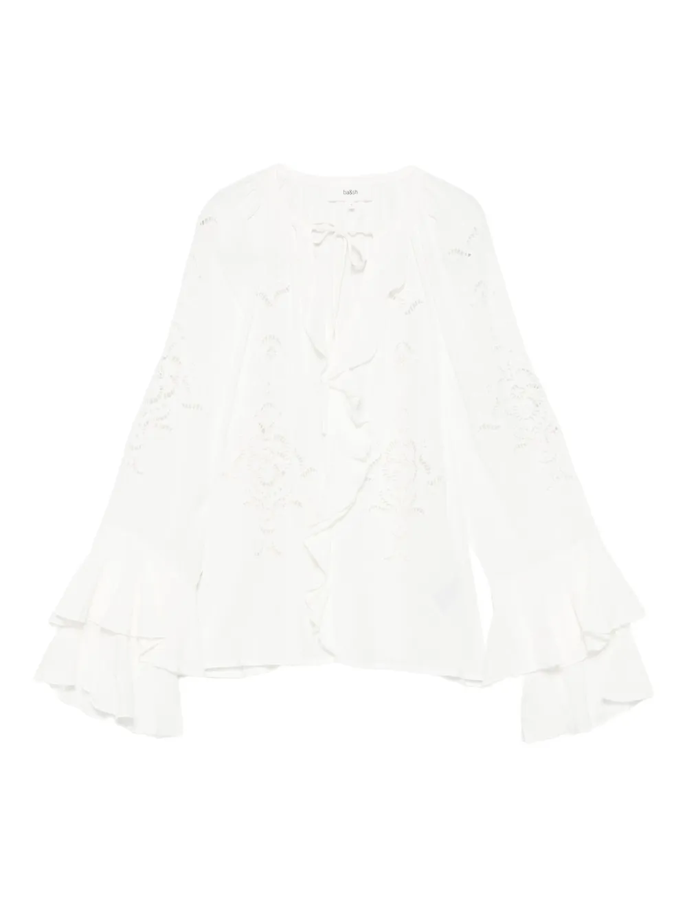 

Блузка Omar с оборками и вышивкой Ba&Sh, нейтральный