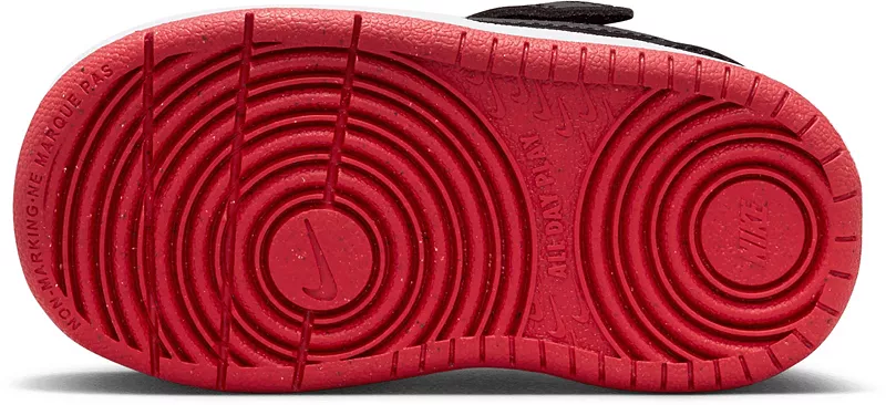 Кроссовки Nike Toddler Court Borough Low Recraft, цвет University Red/Black/W — фото 2