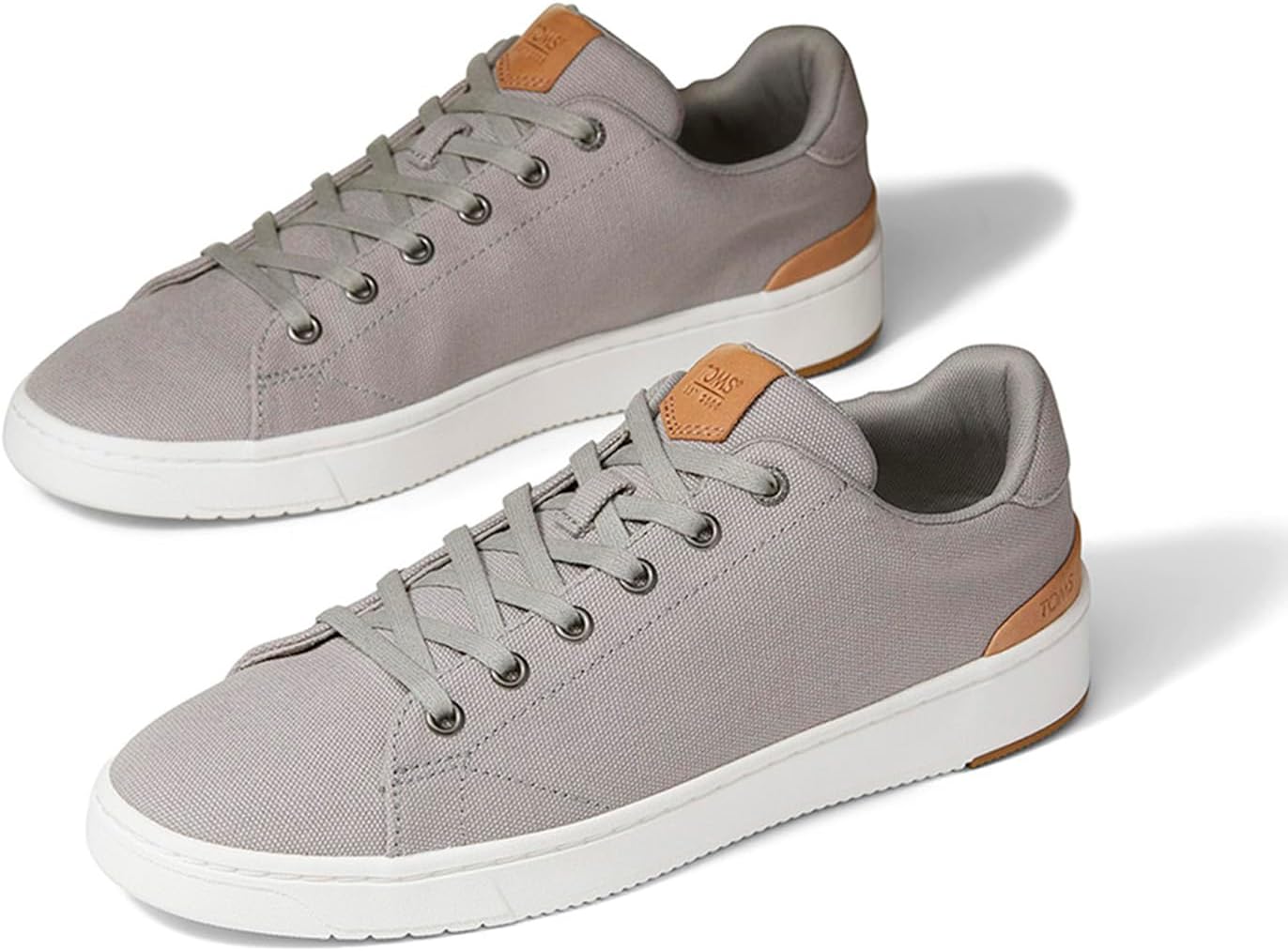 Мужские кроссовки TOMS Trvl Lite Low на шнуровке, серый — фото 4