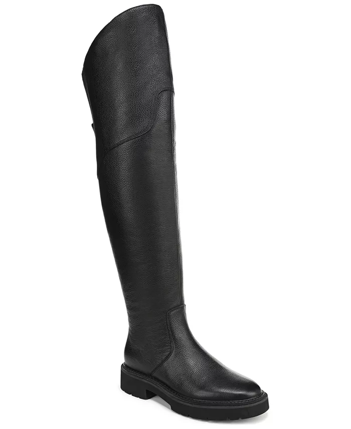 Женские сапоги Scarlette с миндалевидным носком, широким голенищем и высотой Over-the-Knee Naturalizer, черный