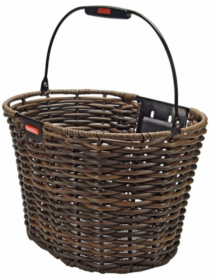 

KLICKfix Передняя корзина на колесо Structura овальная, коричневого цвета