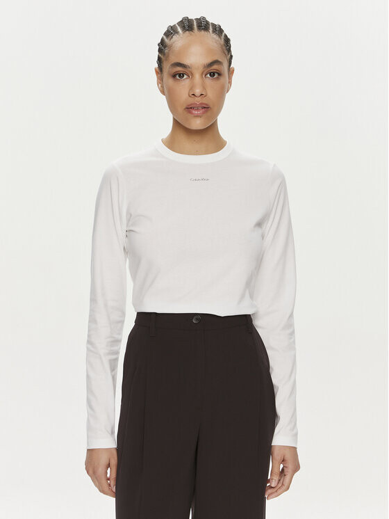 

Блузка стандартного кроя Calvin Klein, белый