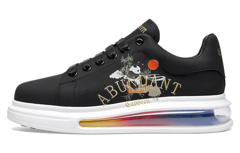 

Кеды мужские, обувь для скейтбординга низкая черный Cabbeen