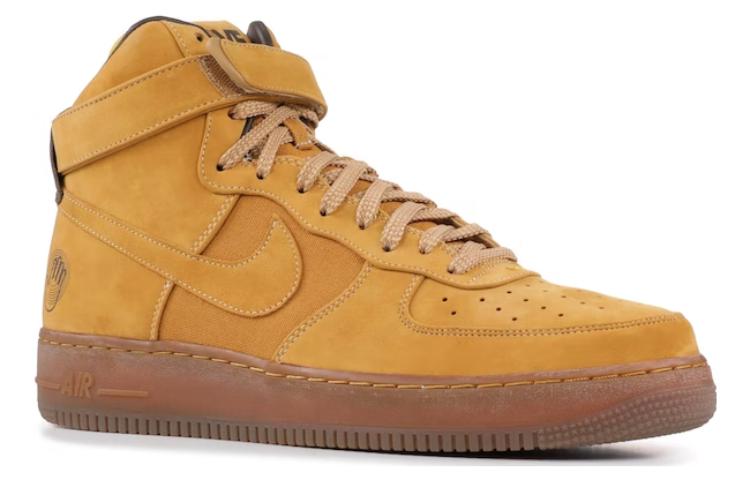 Кроссовки Nike x Bobbito Garcia Nike Air Force 1 High 'Gold', коричневый — фото 2